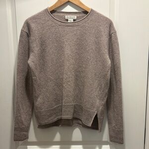 Rachel Zoe Taupe Crew Neck Sweater